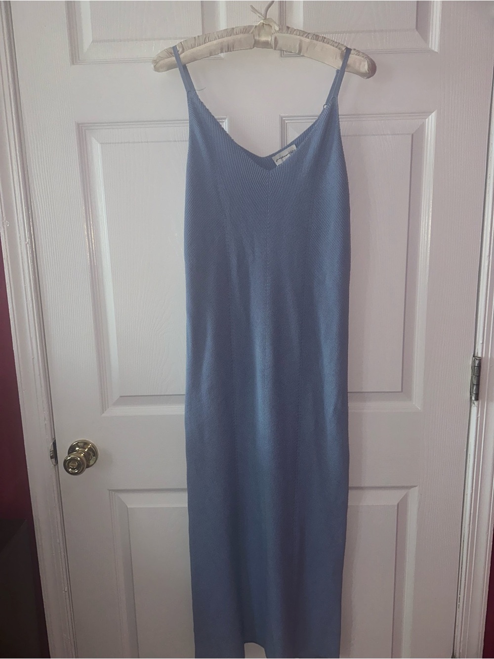 Freshman Light Blue Knit Dress